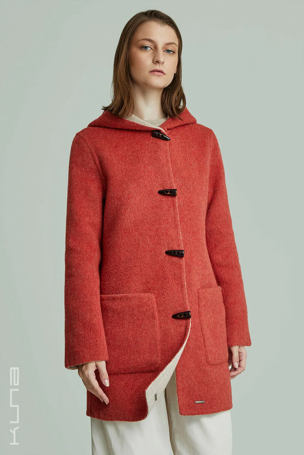 Alaia Reversible Baby Alpaca Coat - Image 16