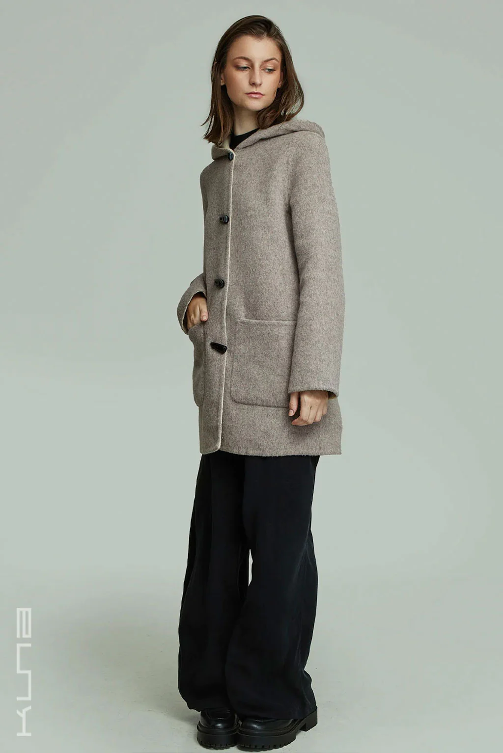 Alaia Reversible Baby Alpaca Coat - Image 7