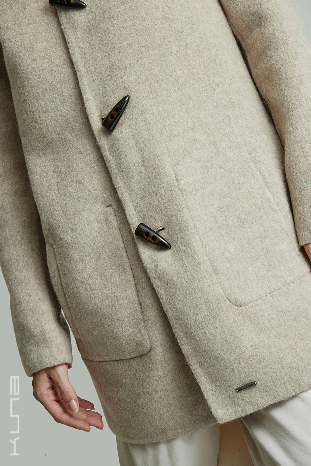 Alaia Reversible Baby Alpaca Coat - Image 22