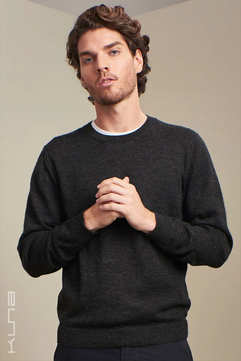 Alaska Crew-Neck Baby Alpaca Sweater - Image 8