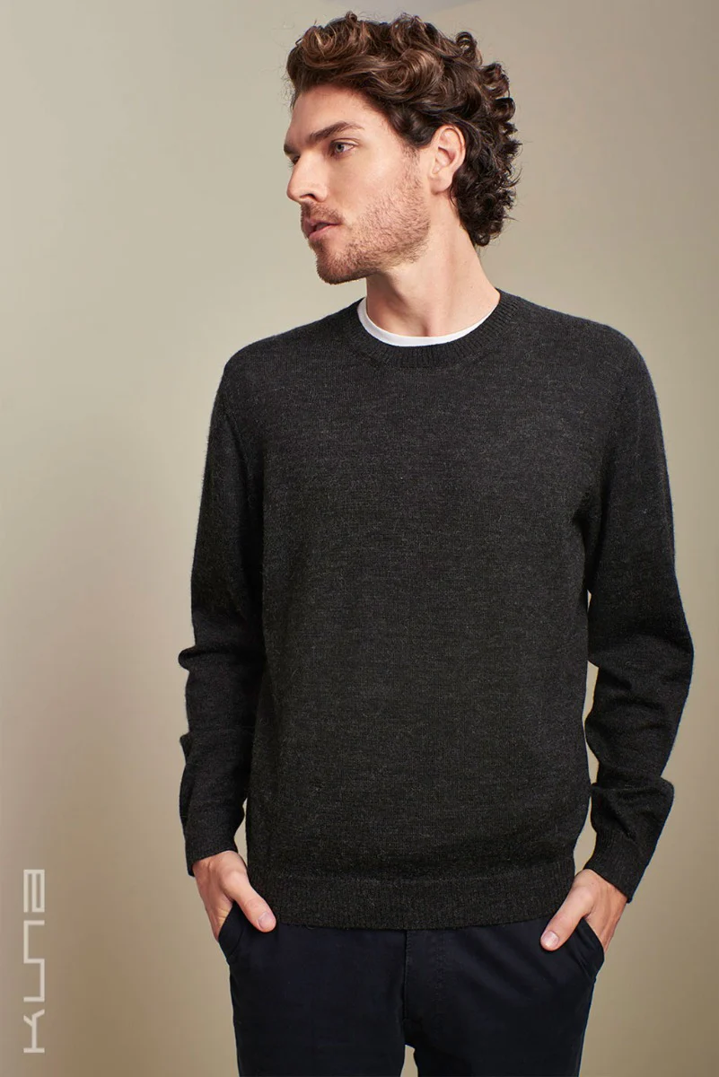 Alaska Crew-Neck Baby Alpaca Sweater - Image 9