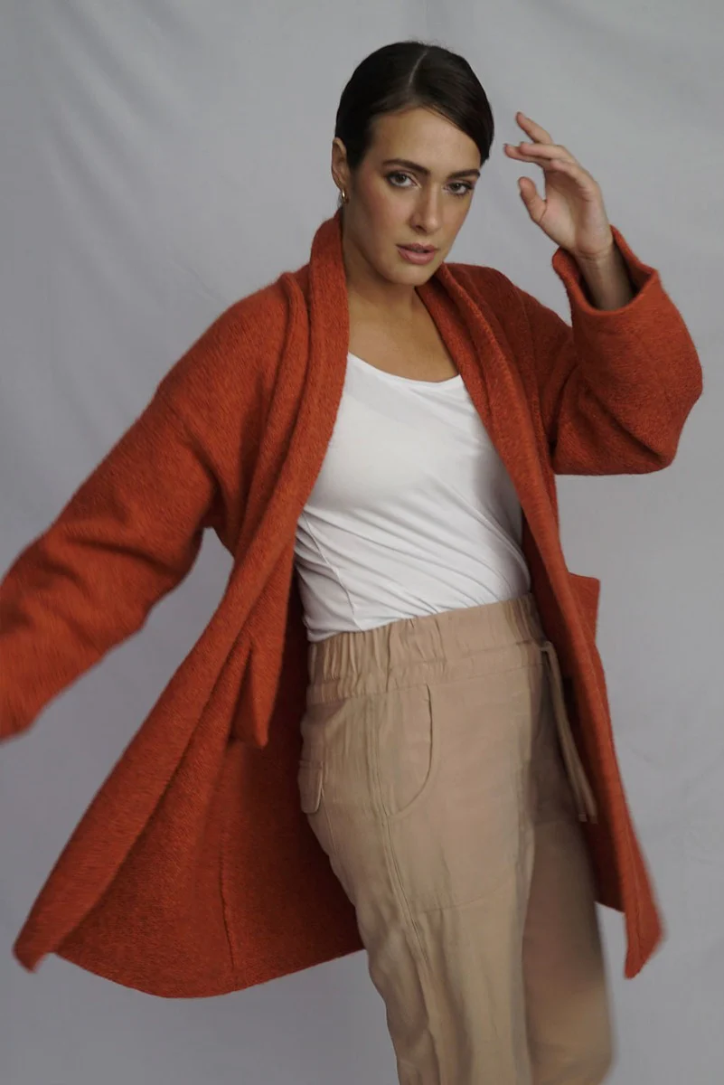 Belen Knit Alpaca Coat / Long Cardigan - Image 13