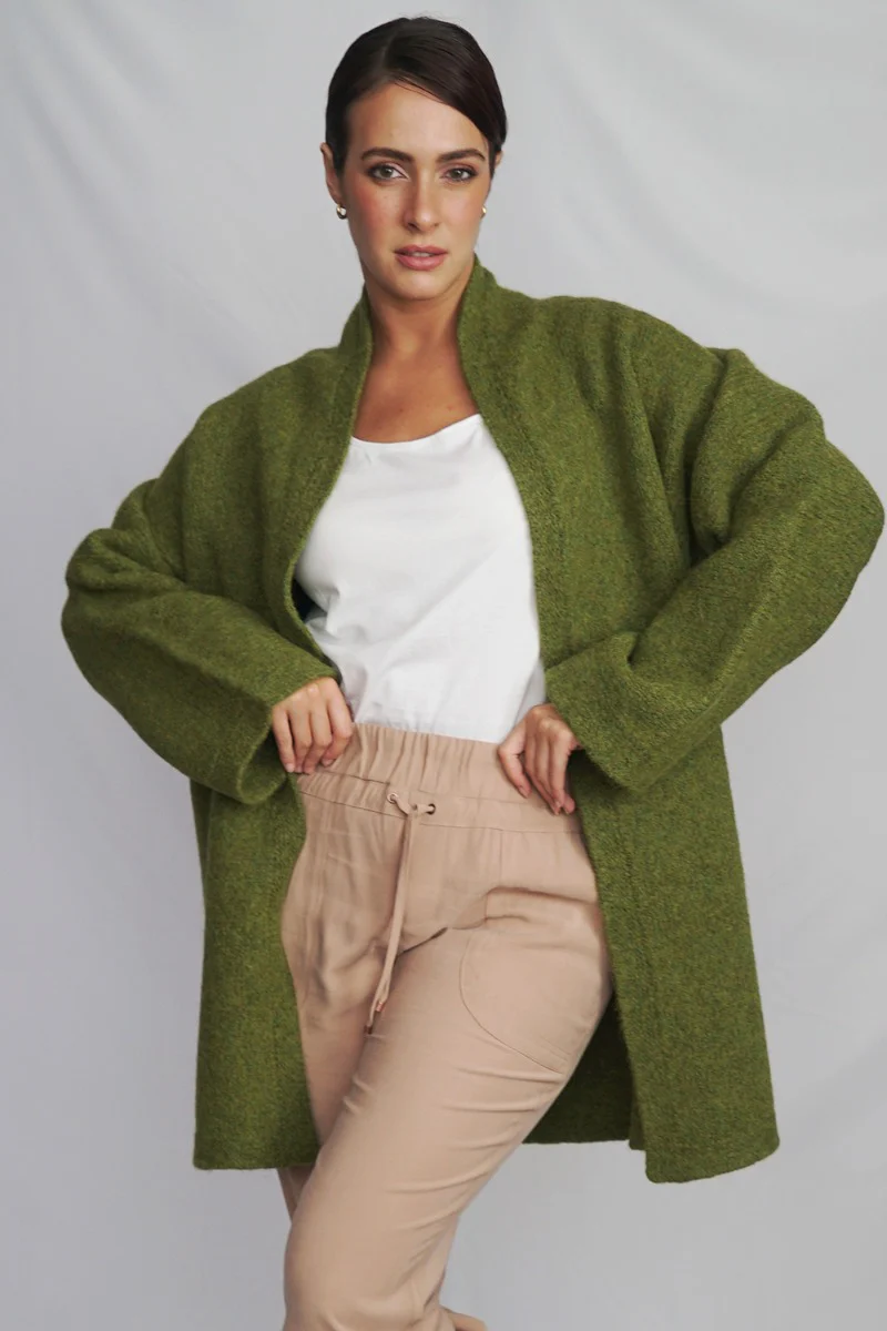 Belen Knit Alpaca Coat / Long Cardigan - Image 21