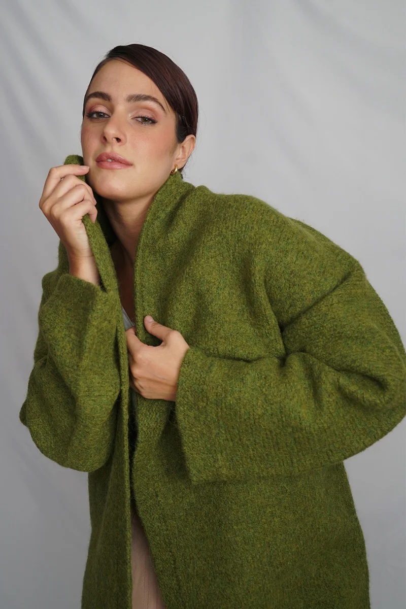 Belen Knit Alpaca Coat / Long Cardigan - Image 22