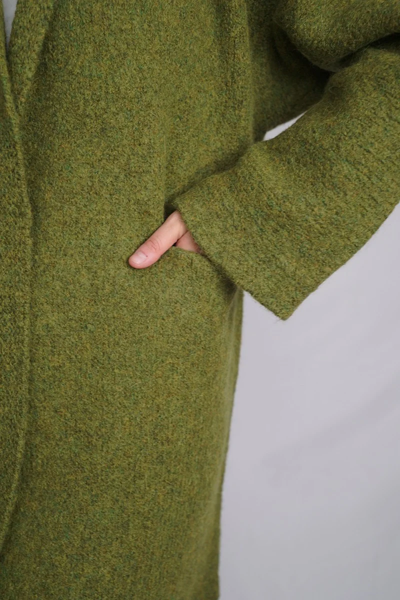 Belen Knit Alpaca Coat / Long Cardigan - Image 23