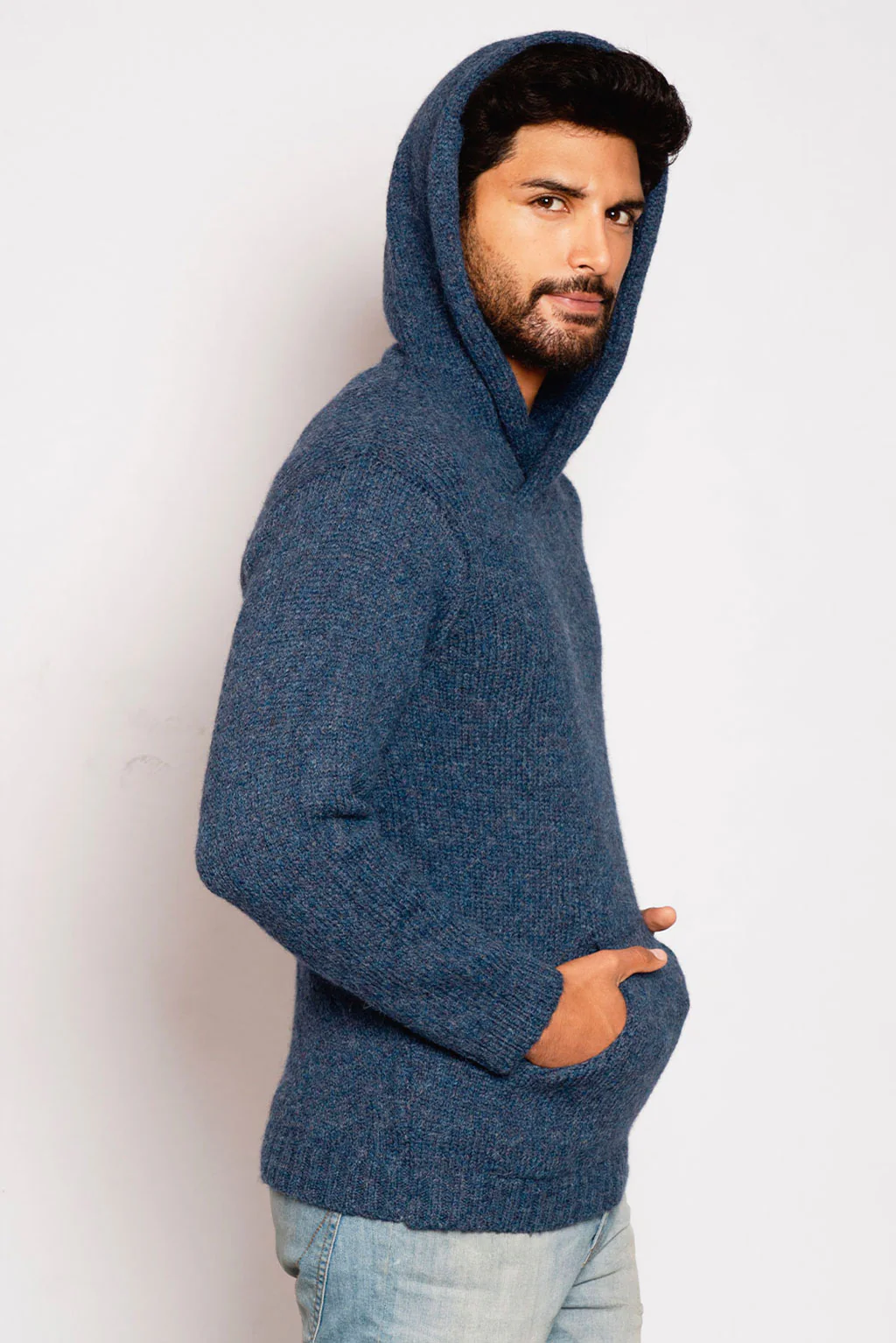 Brian Alpaca Hoodie Pullover - Image 11