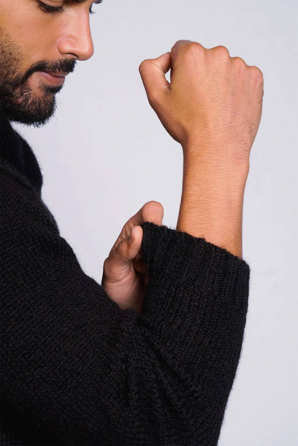 Brian Alpaca Hoodie Pullover - Image 7