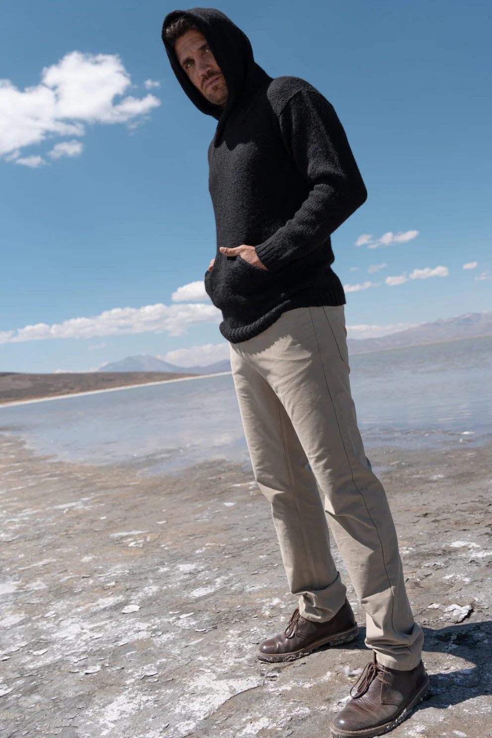 Brian Alpaca Hoodie Pullover - Image 14