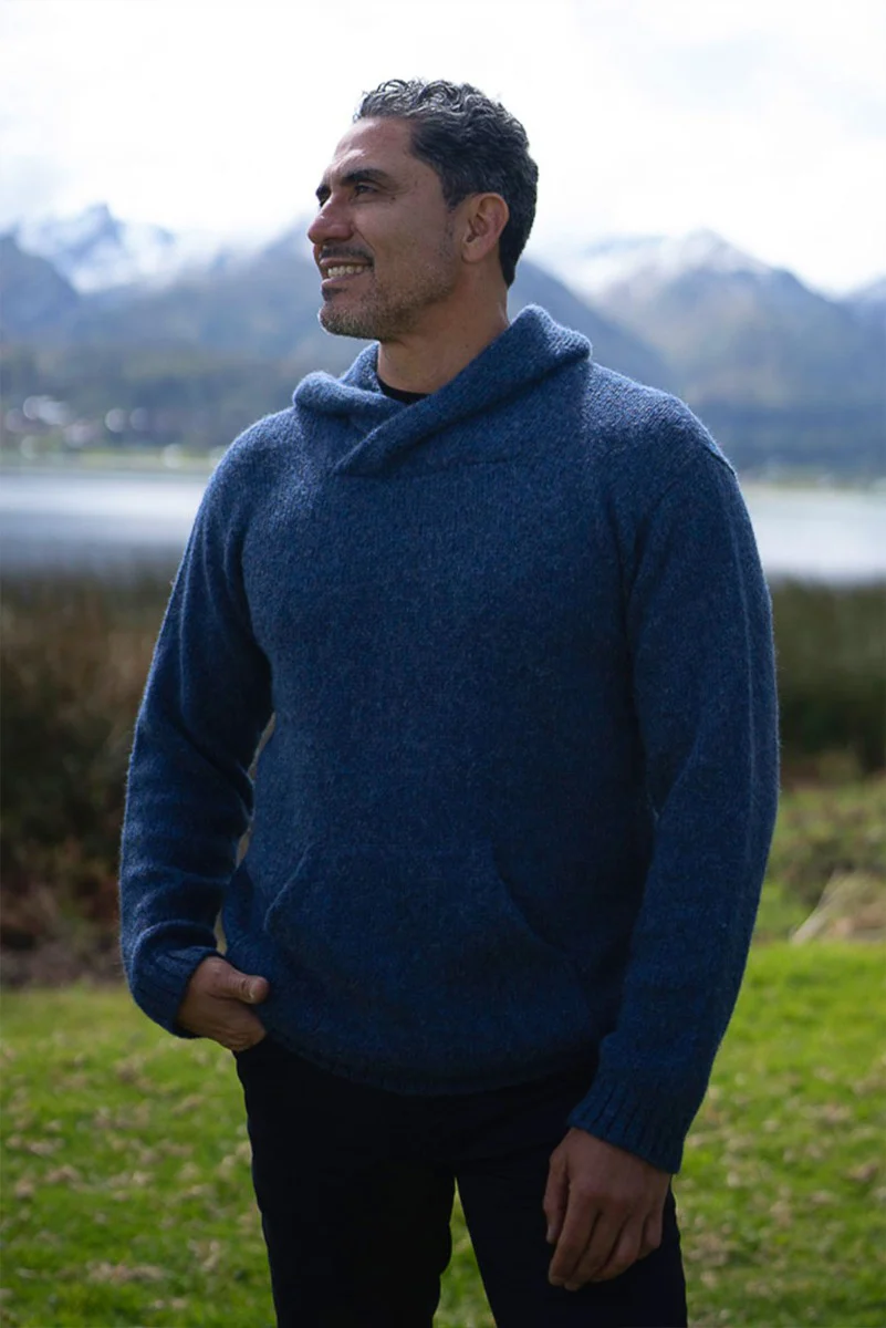 Brian Alpaca Hoodie Pullover - Image 5