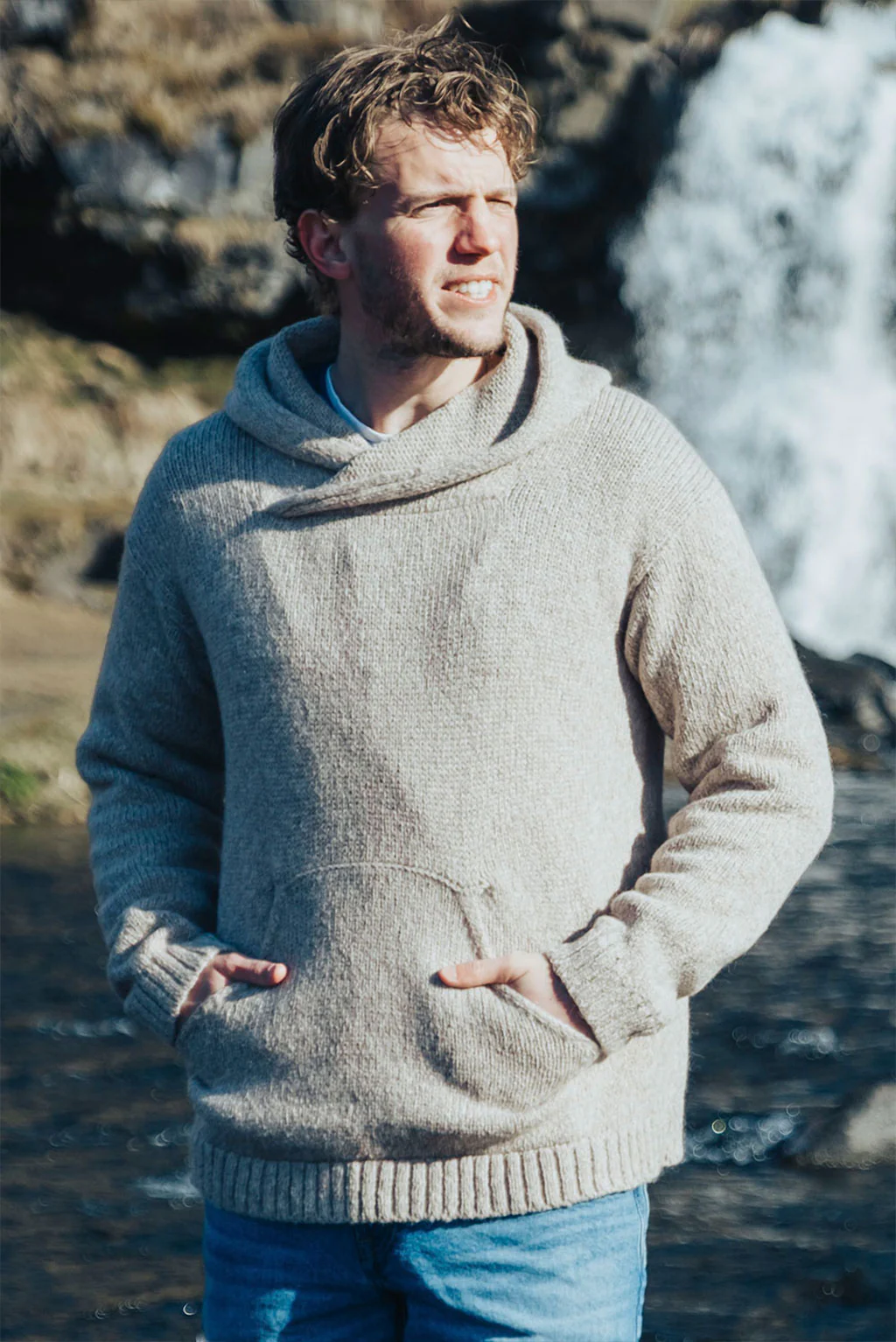 Brian Alpaca Hoodie Pullover - Image 7