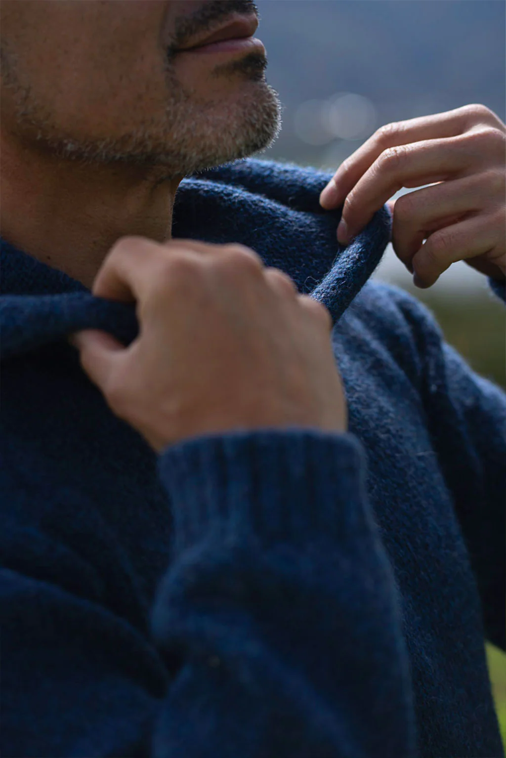 Brian Alpaca Hoodie Pullover - Image 11