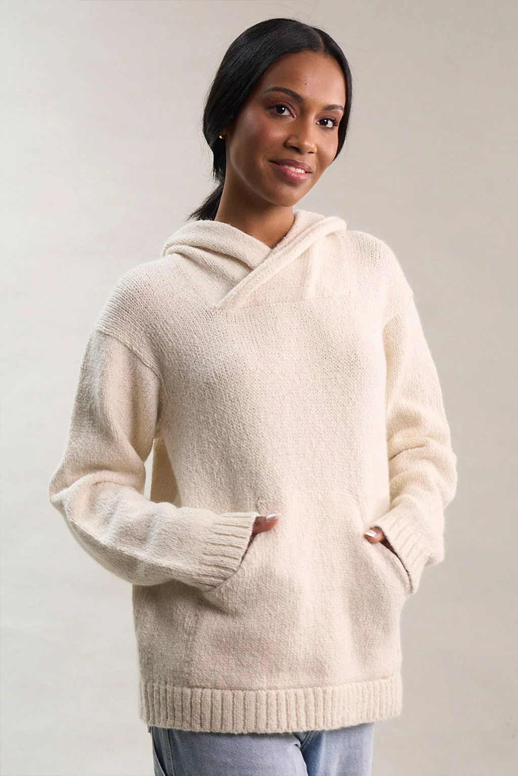 Briana Alpaca Hoodie Pullover - Image 16