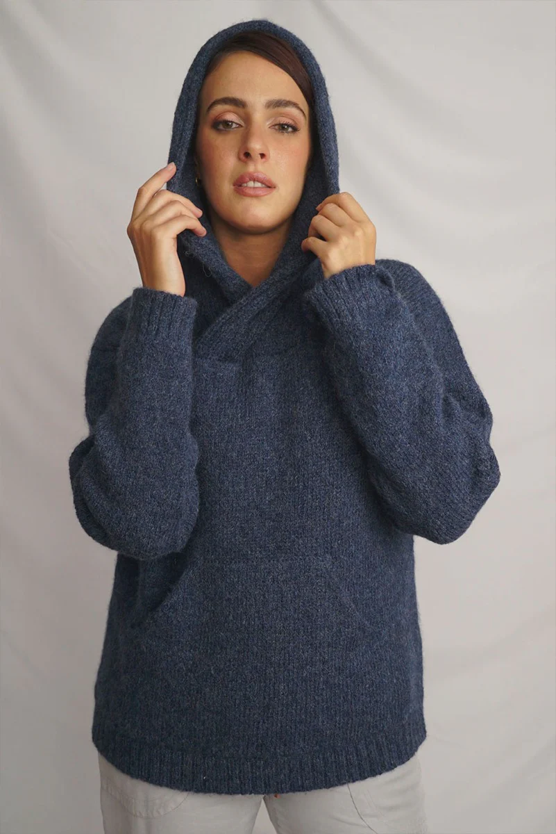 Briana Alpaca Hoodie Pullover - Image 11