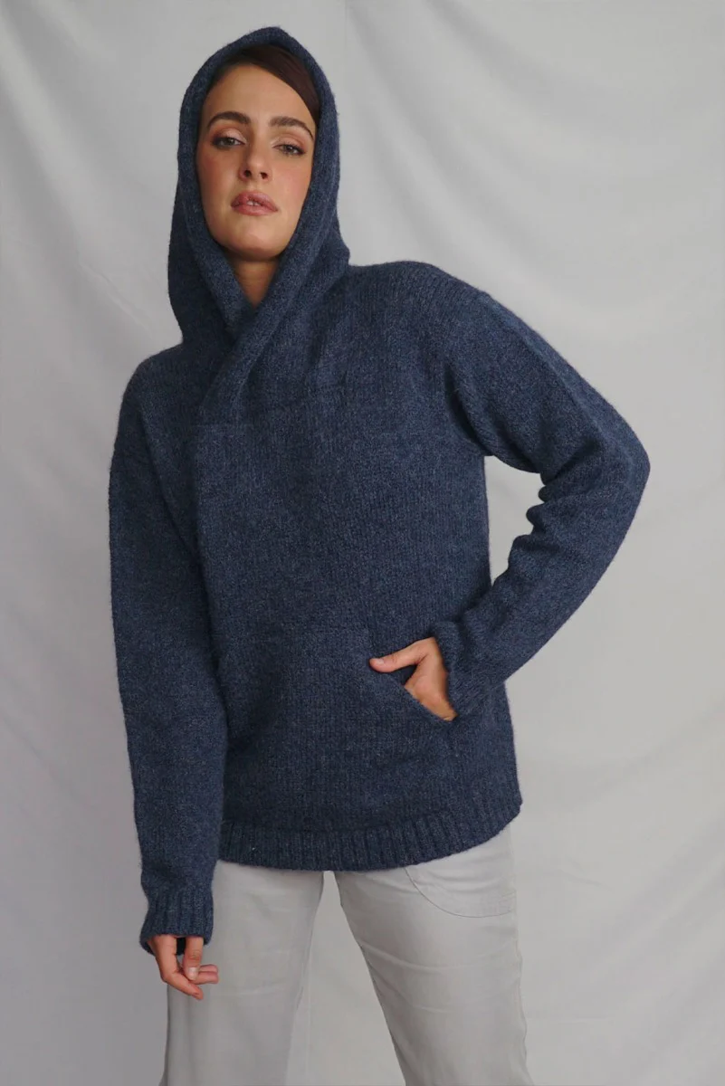 Briana Alpaca Hoodie Pullover - Image 12