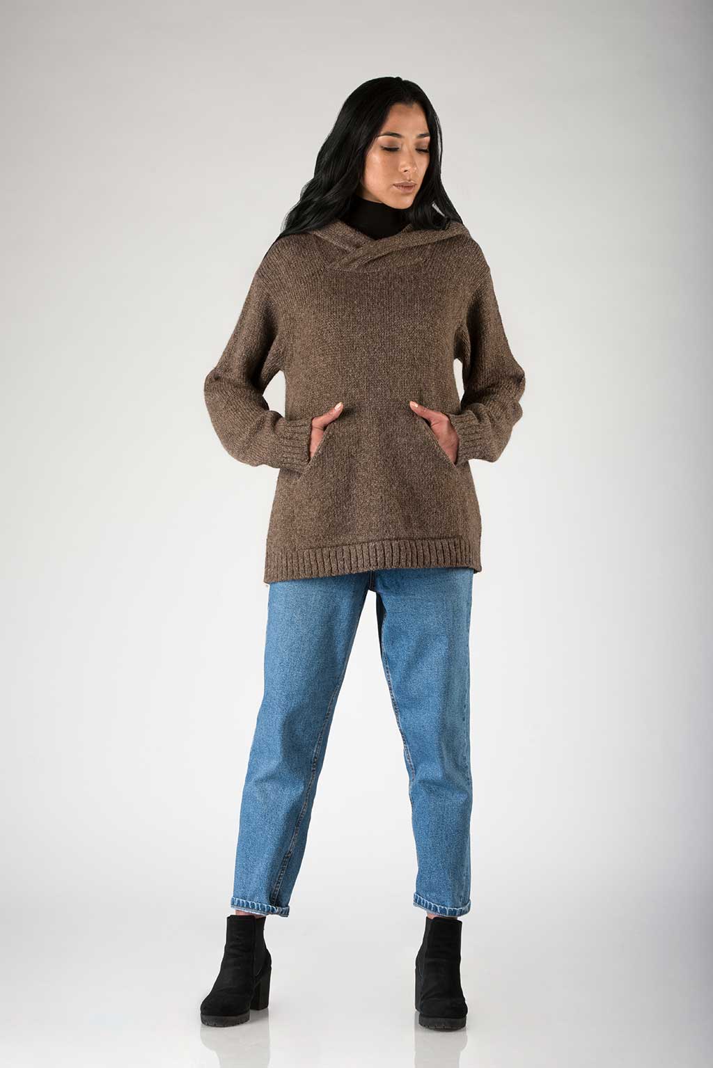 Briana Alpaca Hoodie Pullover - Image 32