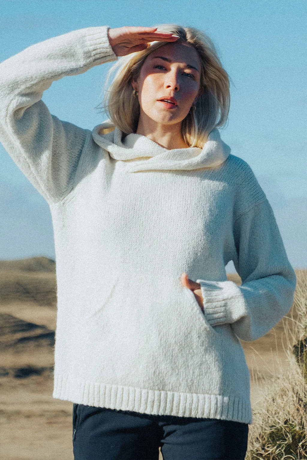 Briana Alpaca Hoodie Pullover - Image 16