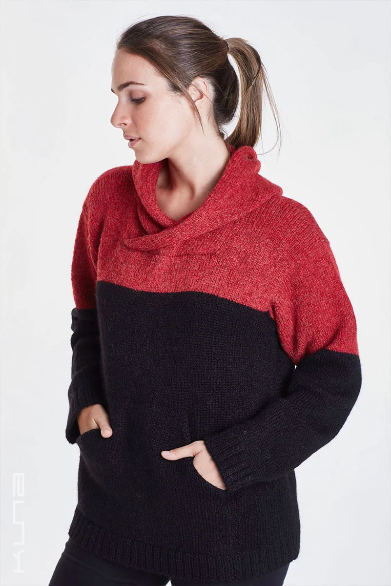 Coraline Alpaca Hoodie Pullover - Image 4