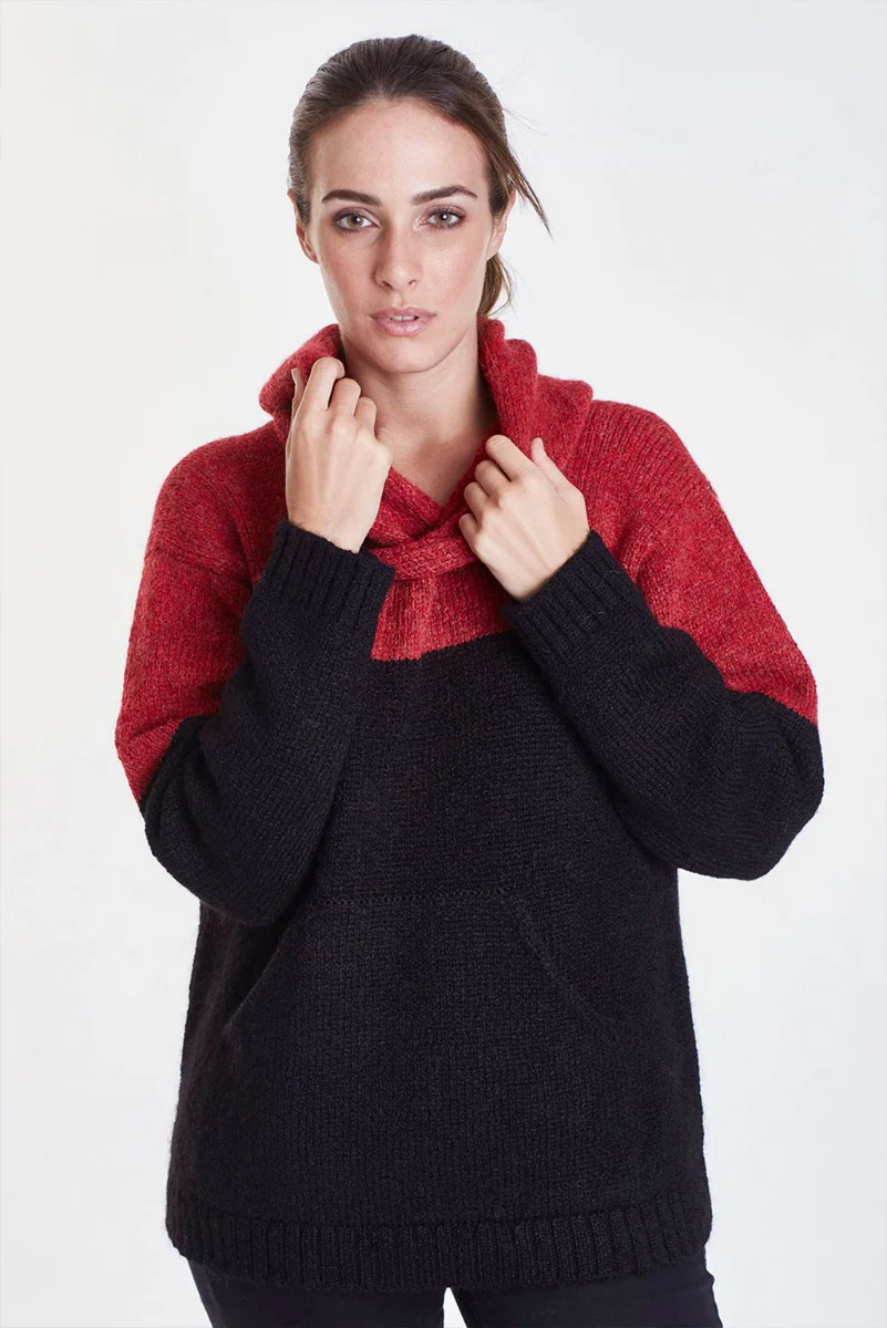 Coraline Alpaca Hoodie Pullover - Image 5