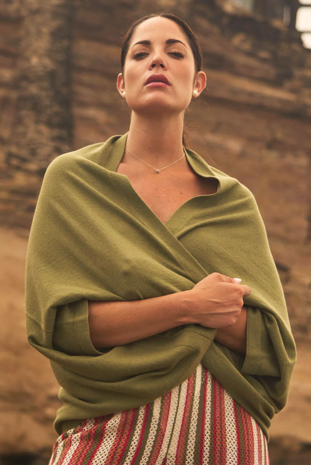 Dahlia Cotton Cape - Image 6