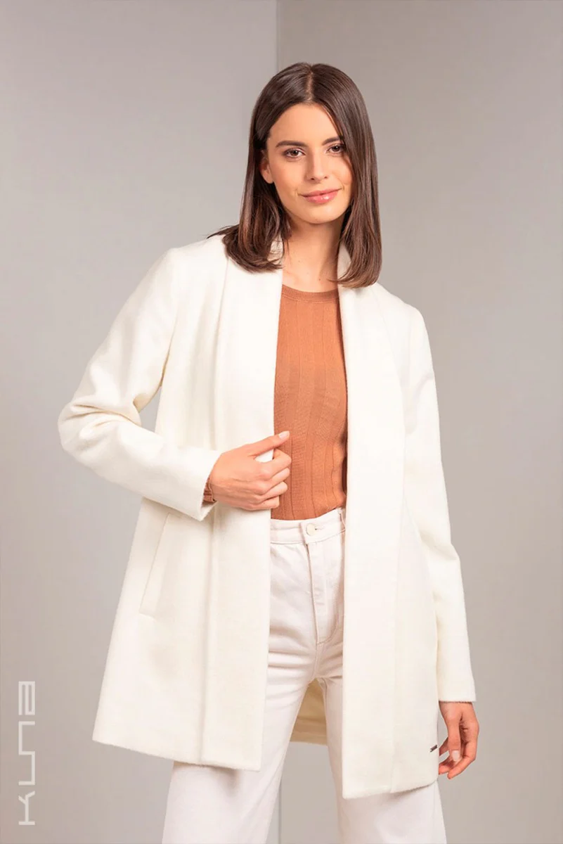 Essential Baby Alpaca Short Swing Coat - Image 13