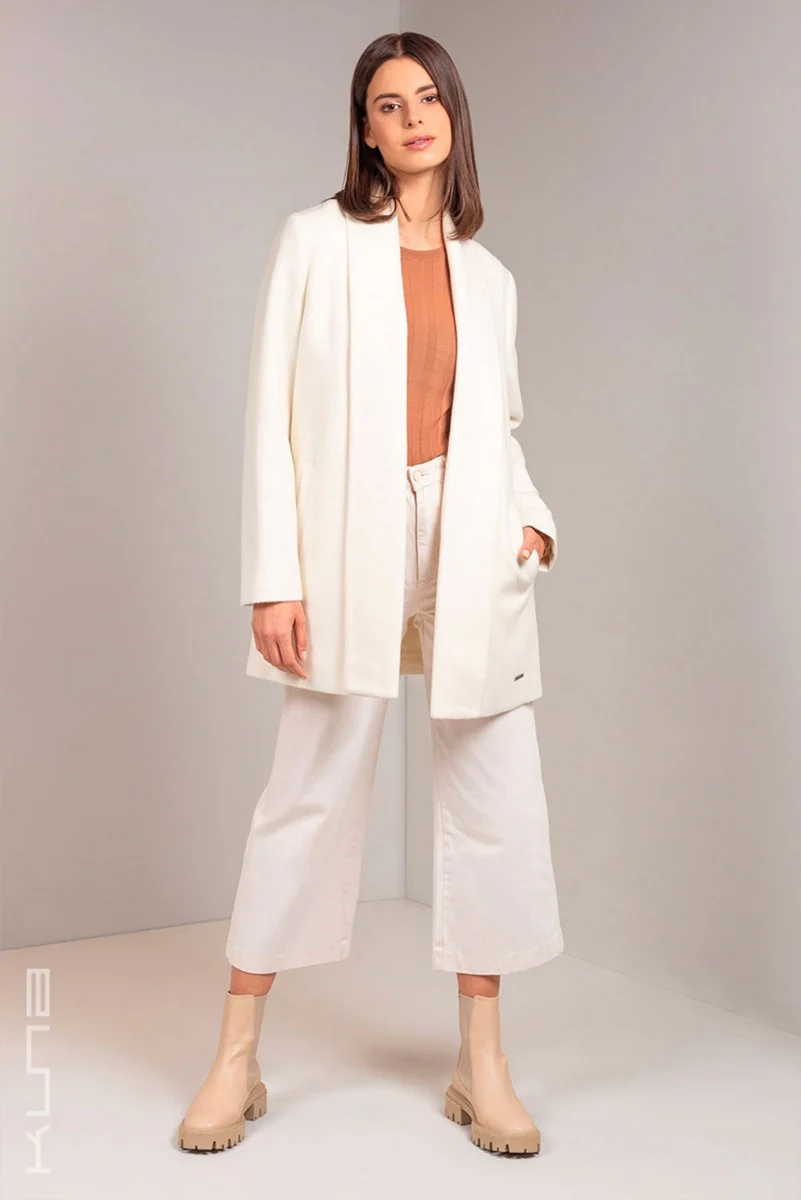 Essential Baby Alpaca Short Swing Coat - Image 14