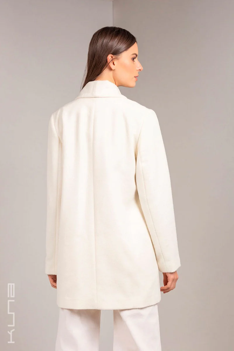 Essential Baby Alpaca Short Swing Coat - Image 15