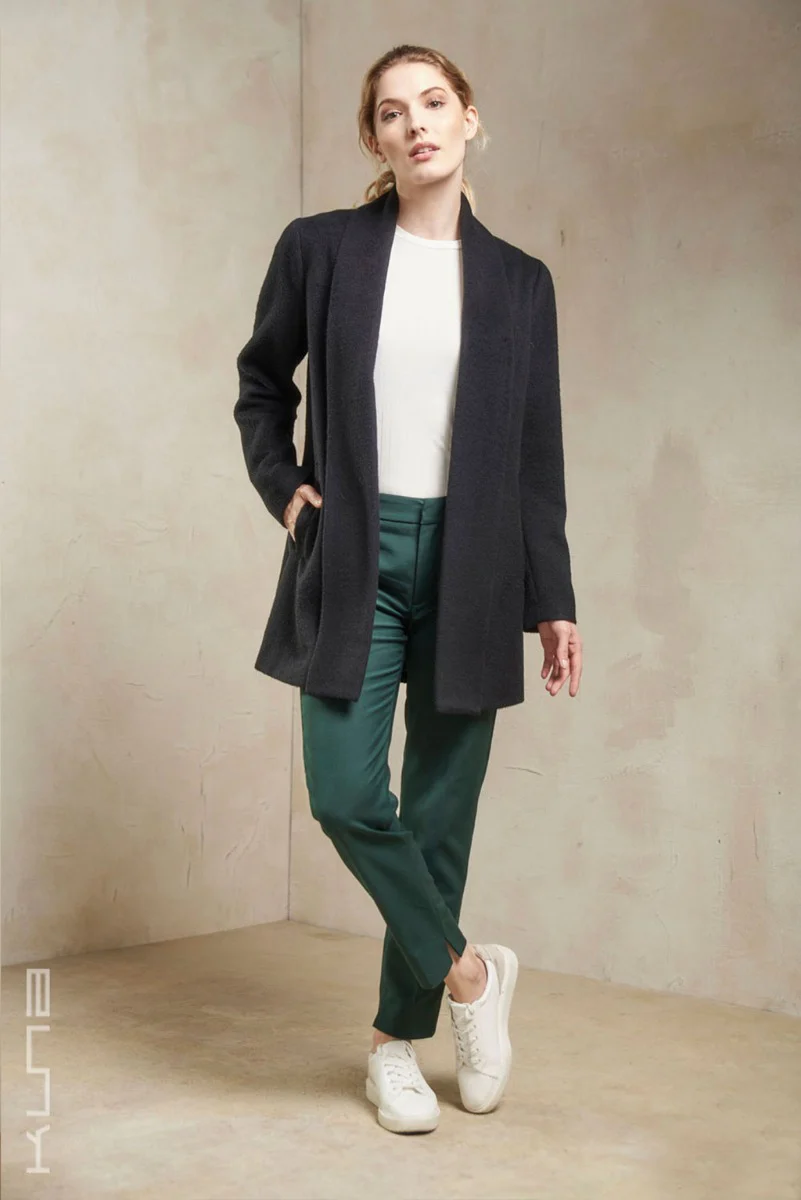 Essential Baby Alpaca Short Swing Coat - Image 6