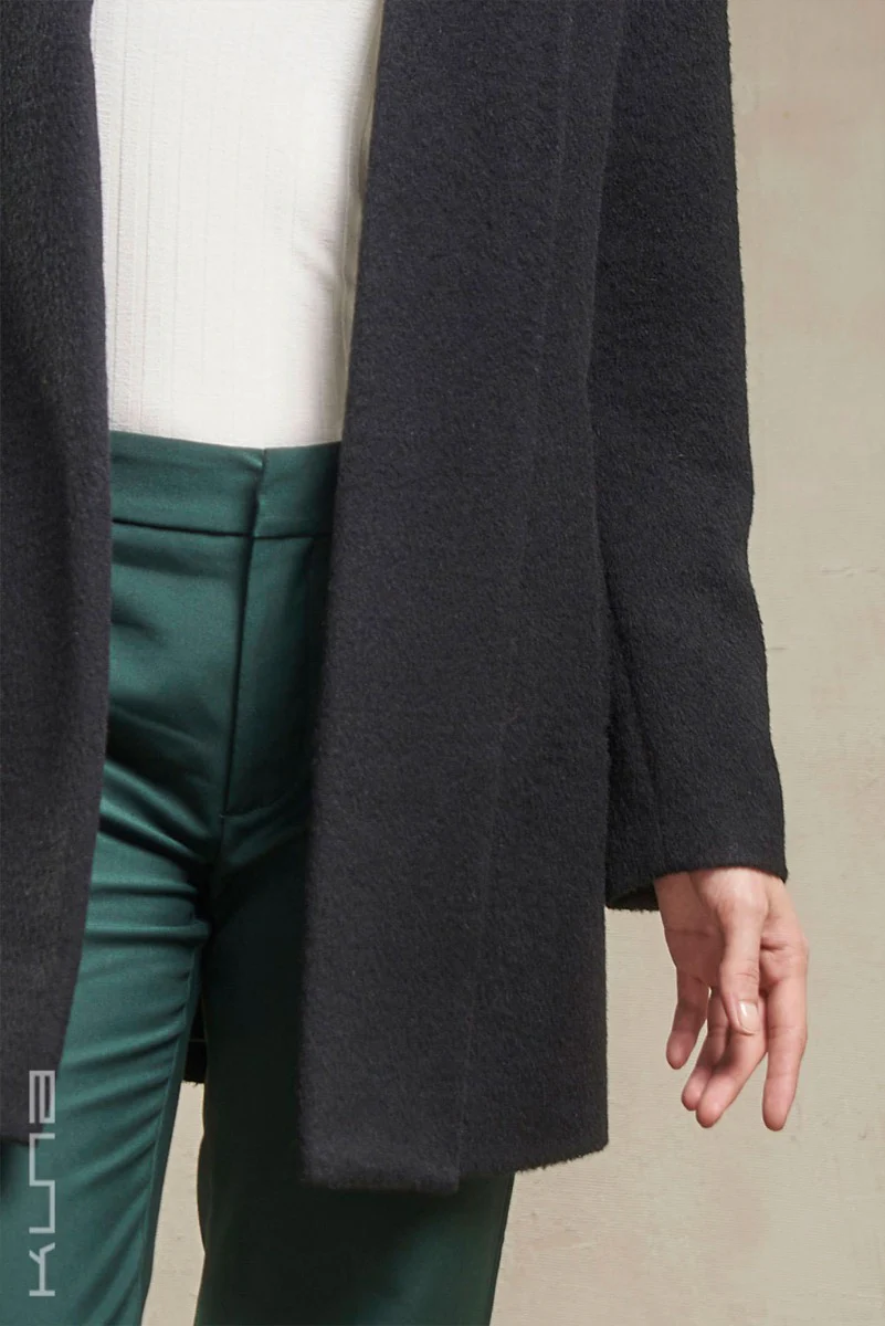 Essential Baby Alpaca Short Swing Coat - Image 8