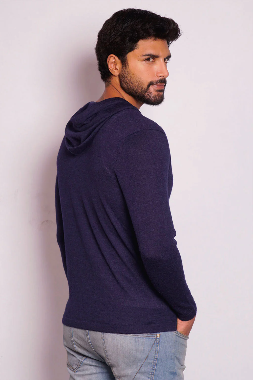 Lightweight Baby Alpaca Hoodie - Image 19