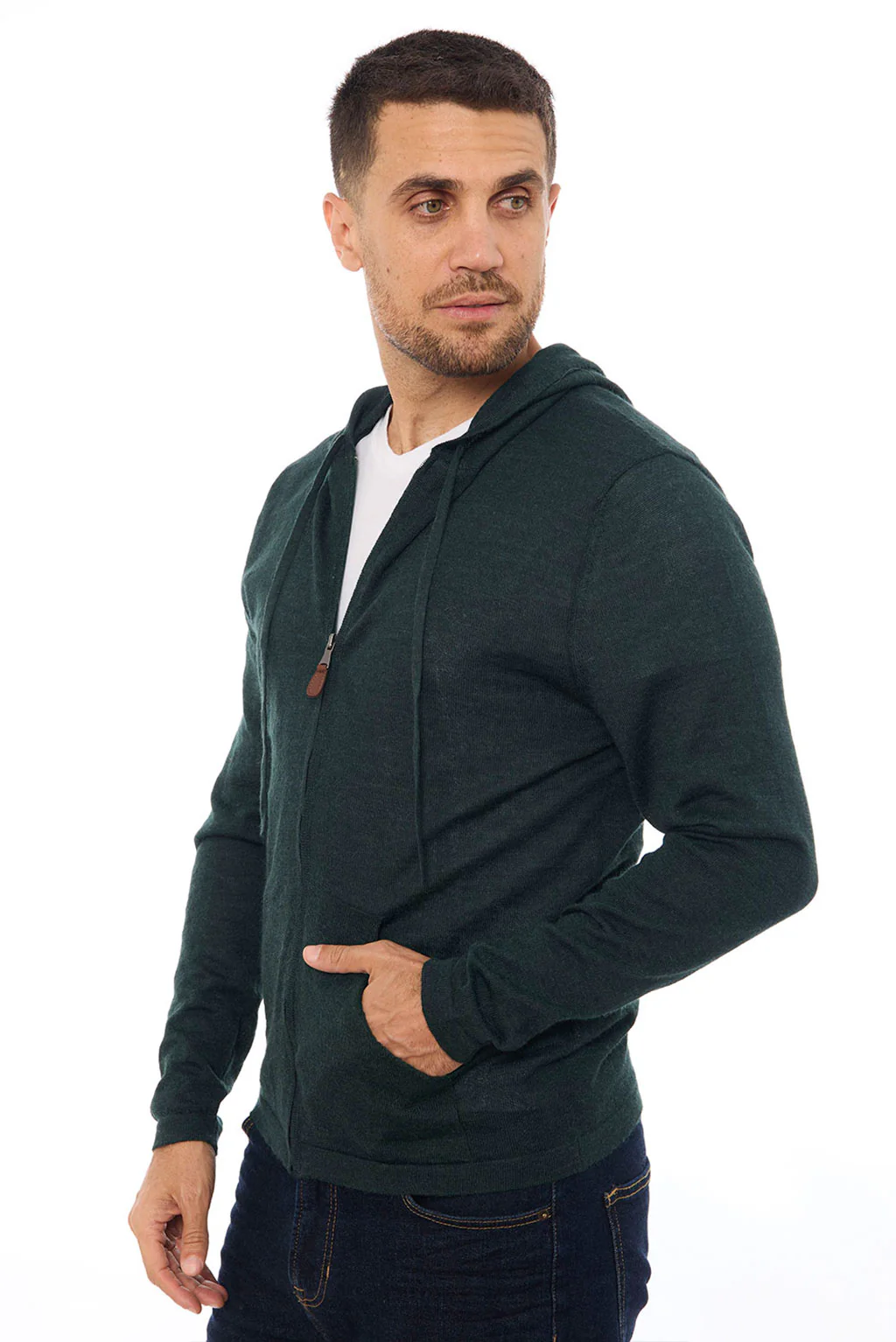 Lightweight Baby Alpaca Hoodie - Image 23