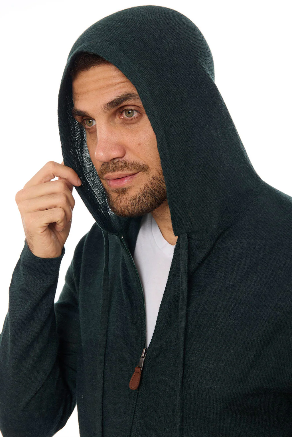 Lightweight Baby Alpaca Hoodie - Image 25