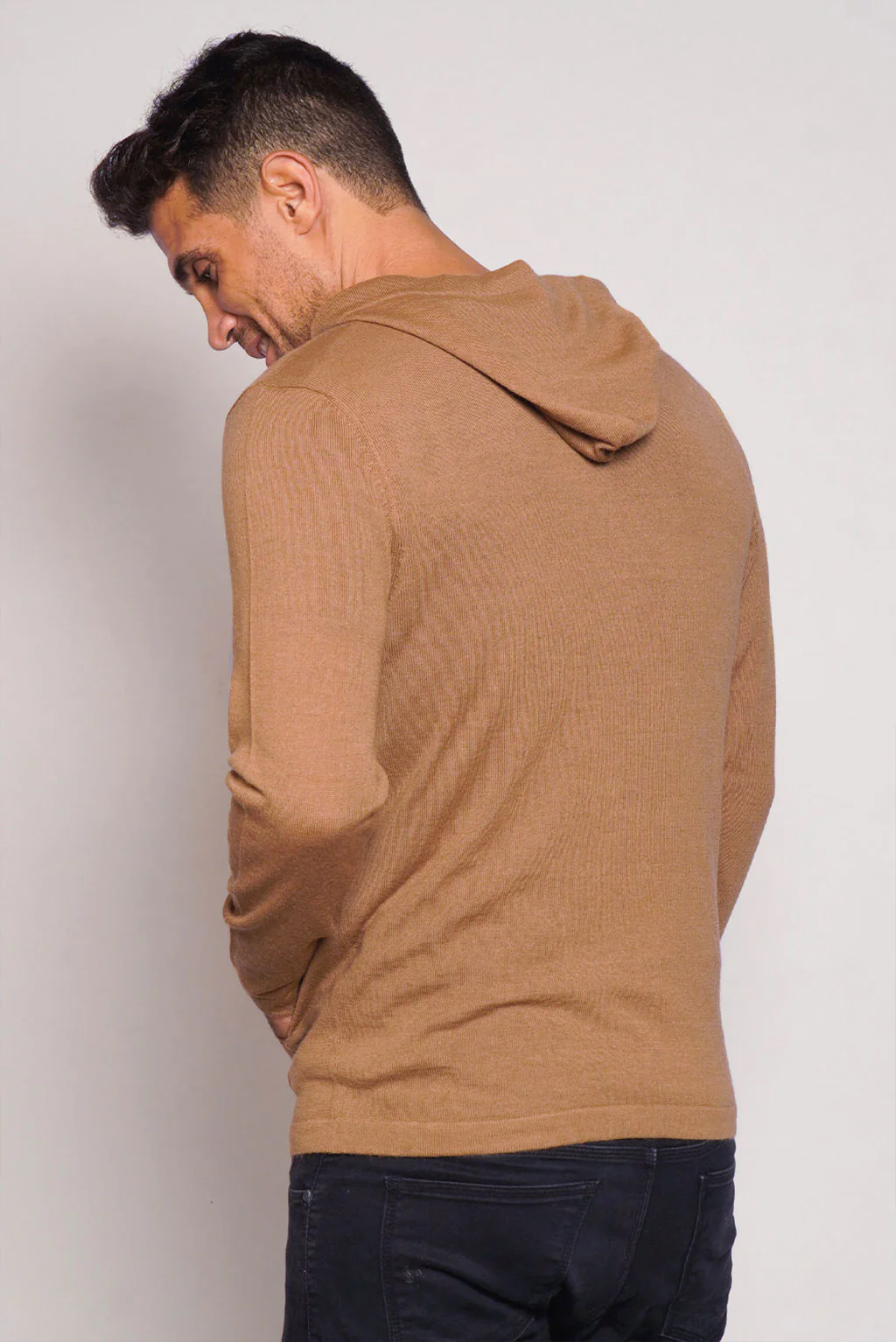 Lightweight Baby Alpaca Hoodie - Image 7