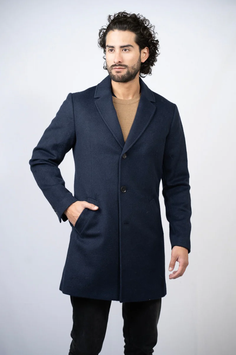 Men's Baby Alpaca Overcoat - Image 3