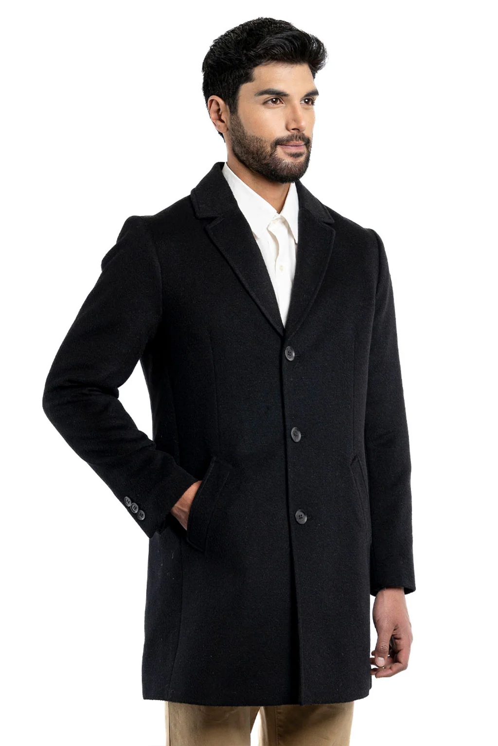 Men's Baby Alpaca Overcoat - Image 8