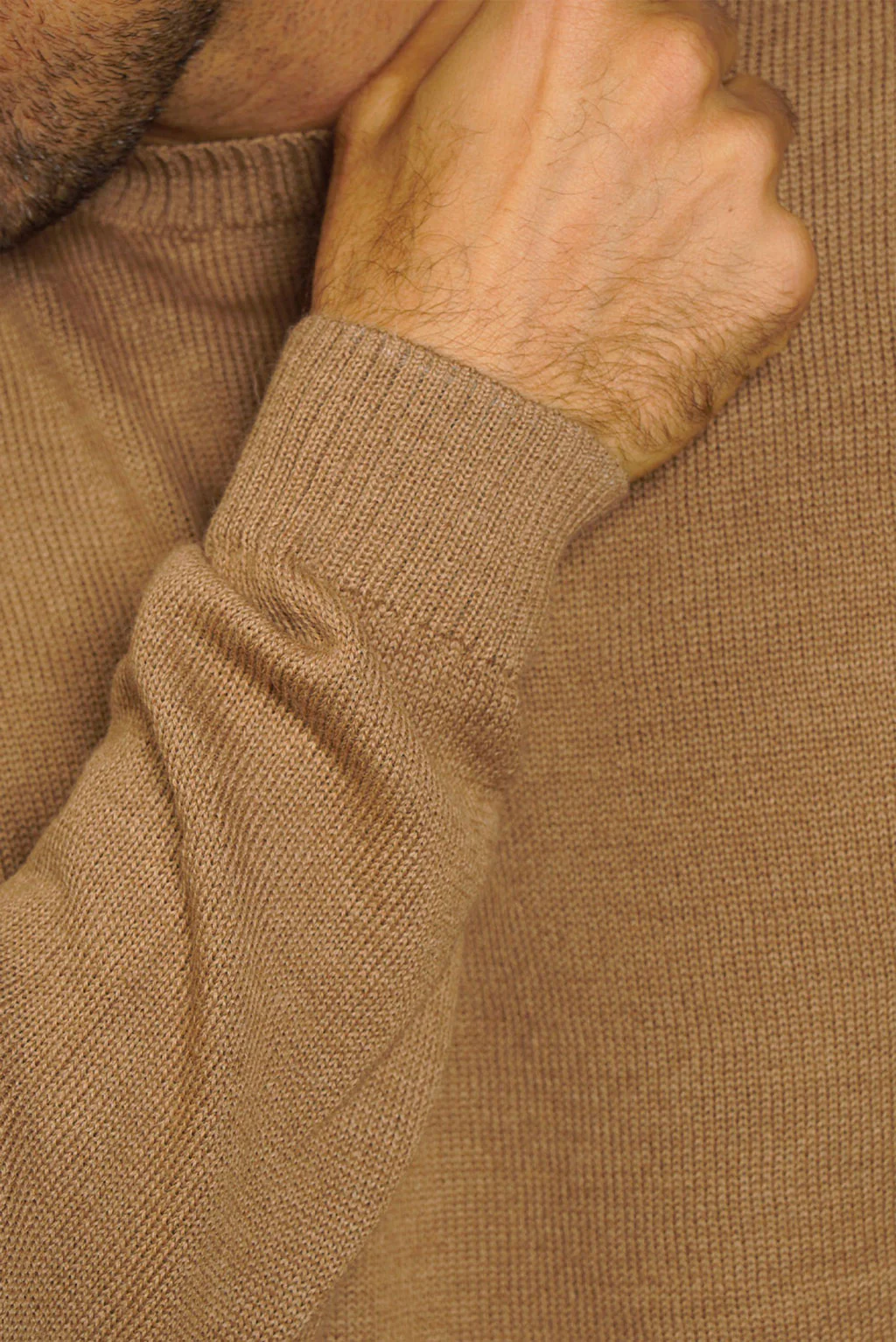 Men's Crew-Neck Royal Alpaca Sweater - Image 8