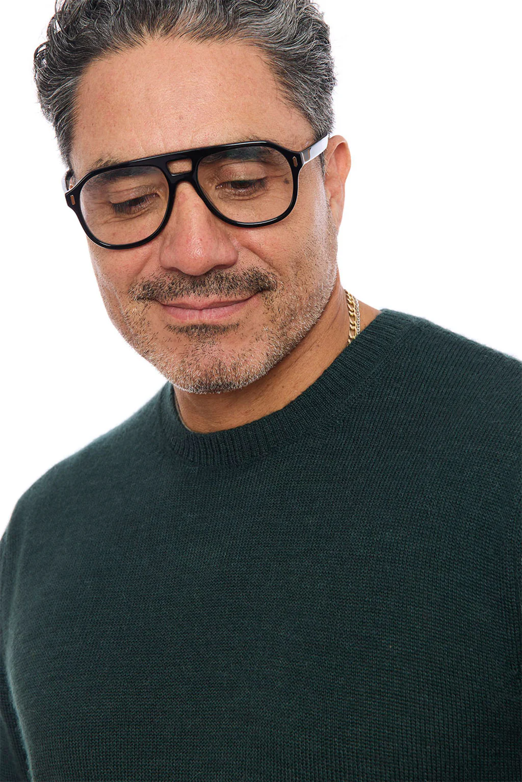 Men's Crew-Neck Royal Alpaca Sweater - Image 21