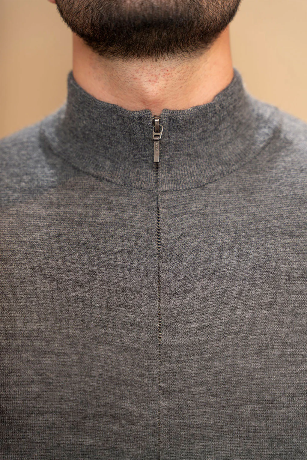 Men's Full-Zip Baby Alpaca Cardigan - Image 9