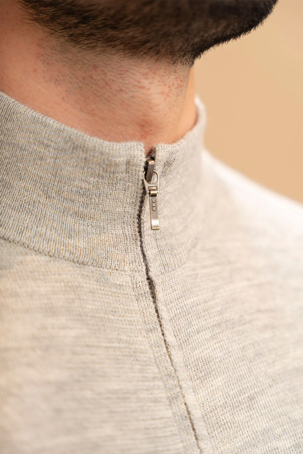 Men's Full-Zip Baby Alpaca Cardigan - Image 5