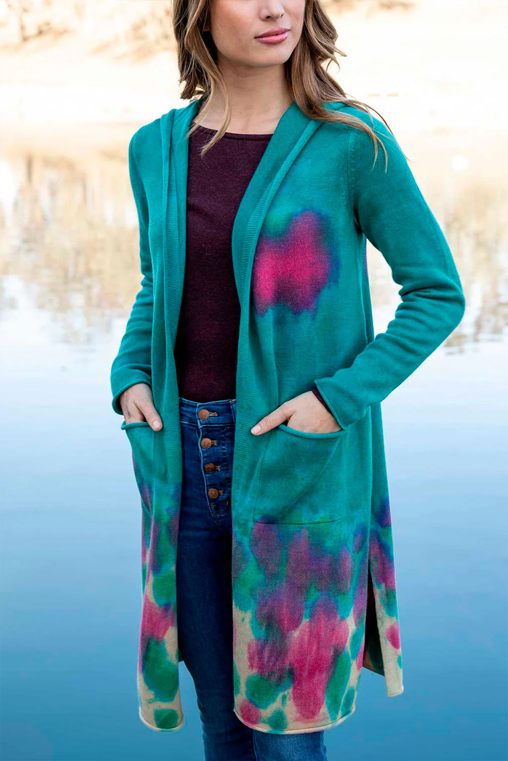 Paint Organic Cotton Cardigan - Image 4