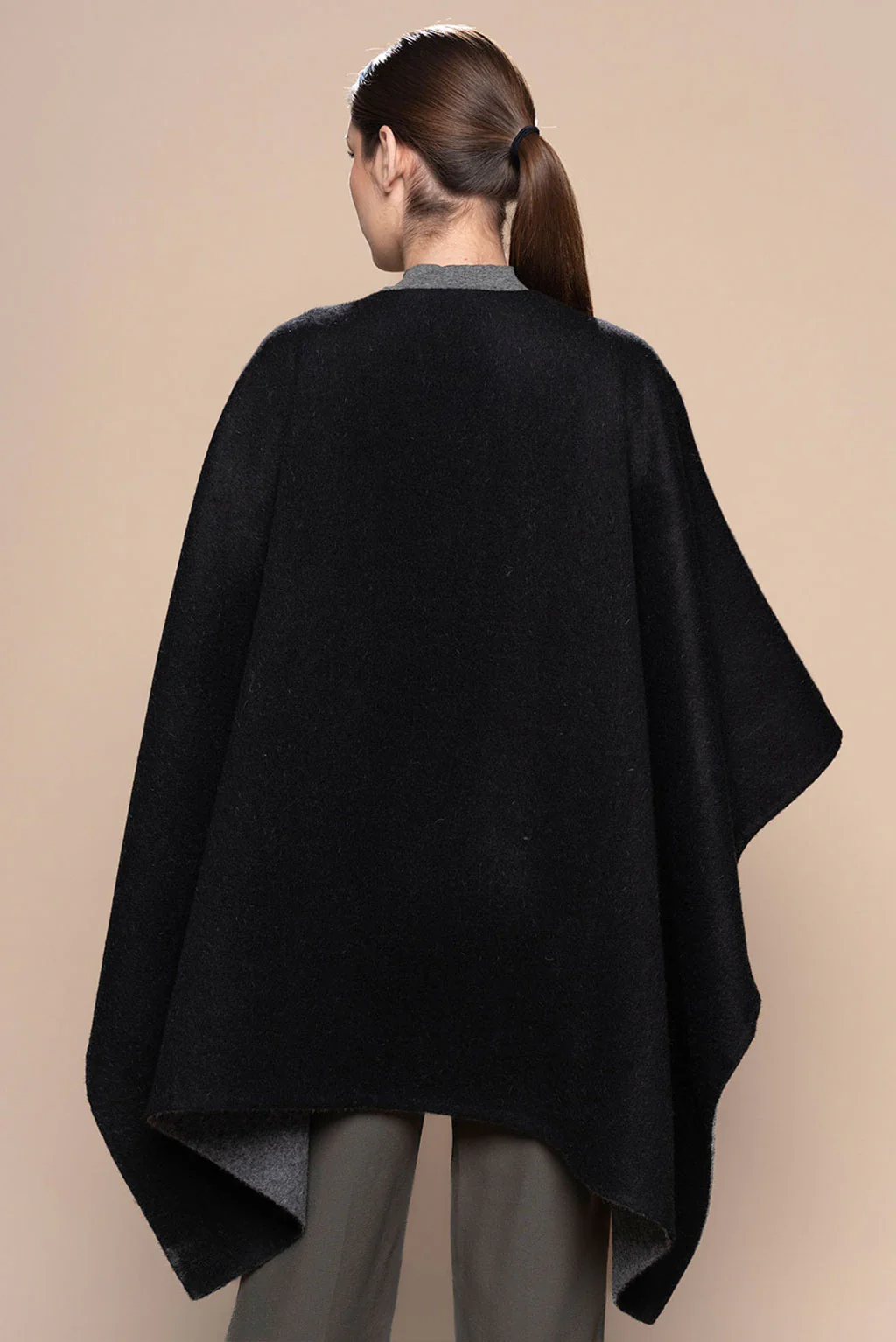 Reversible Baby Alpaca Cape - Image 10
