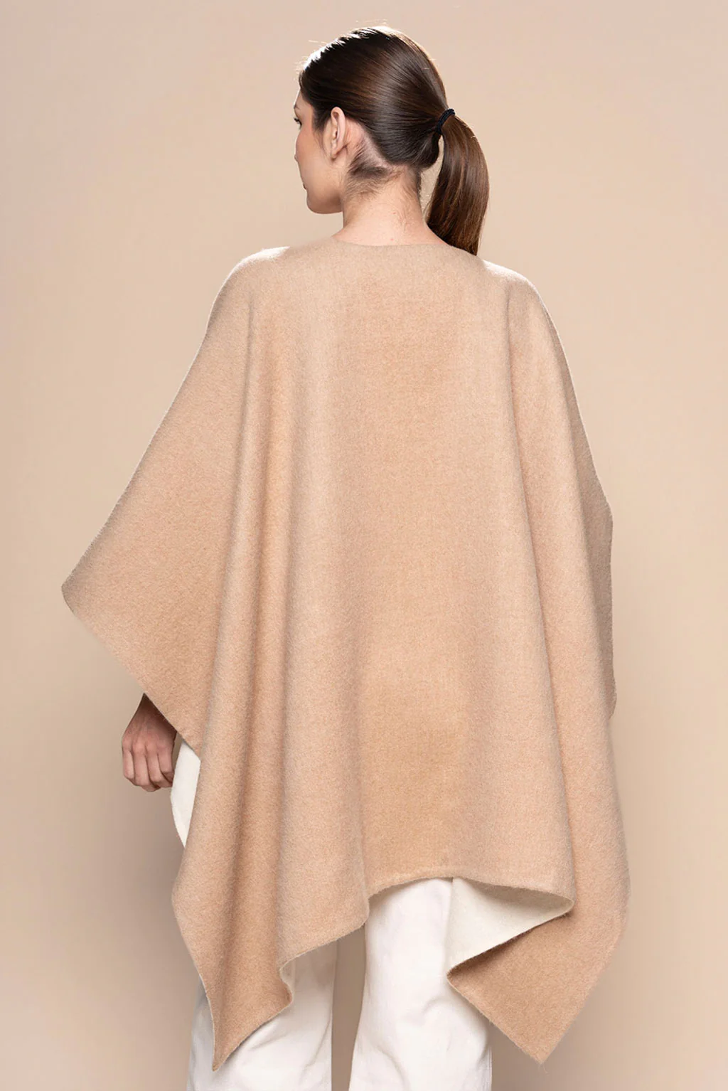 Reversible Baby Alpaca Cape - Image 17