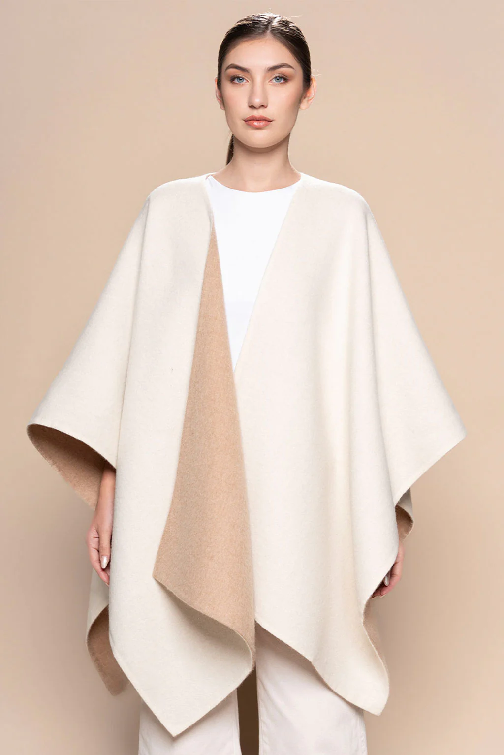 Reversible Baby Alpaca Cape - Image 19