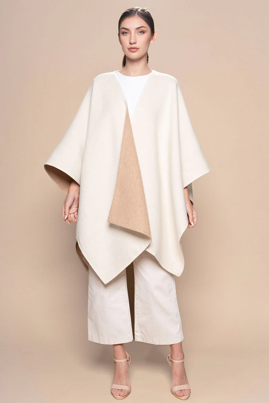 Reversible Baby Alpaca Cape - Image 21