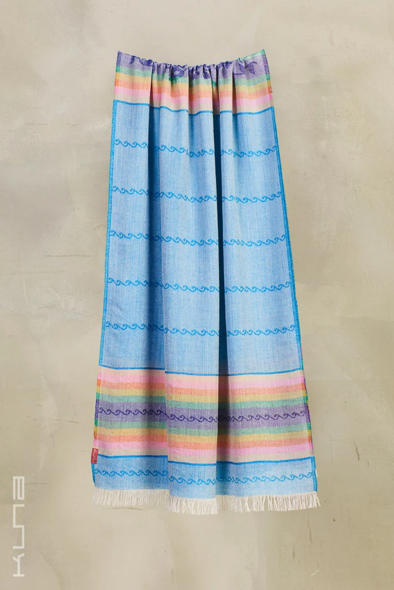 Rows Baby Alpaca and Silk Shawl - Image 8