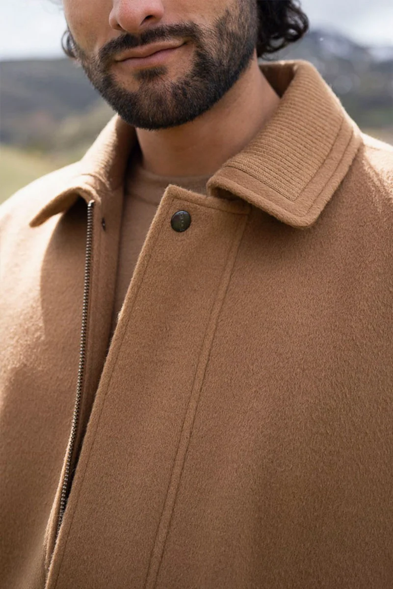 Royal Alpaca Bomber Jacket - Image 16