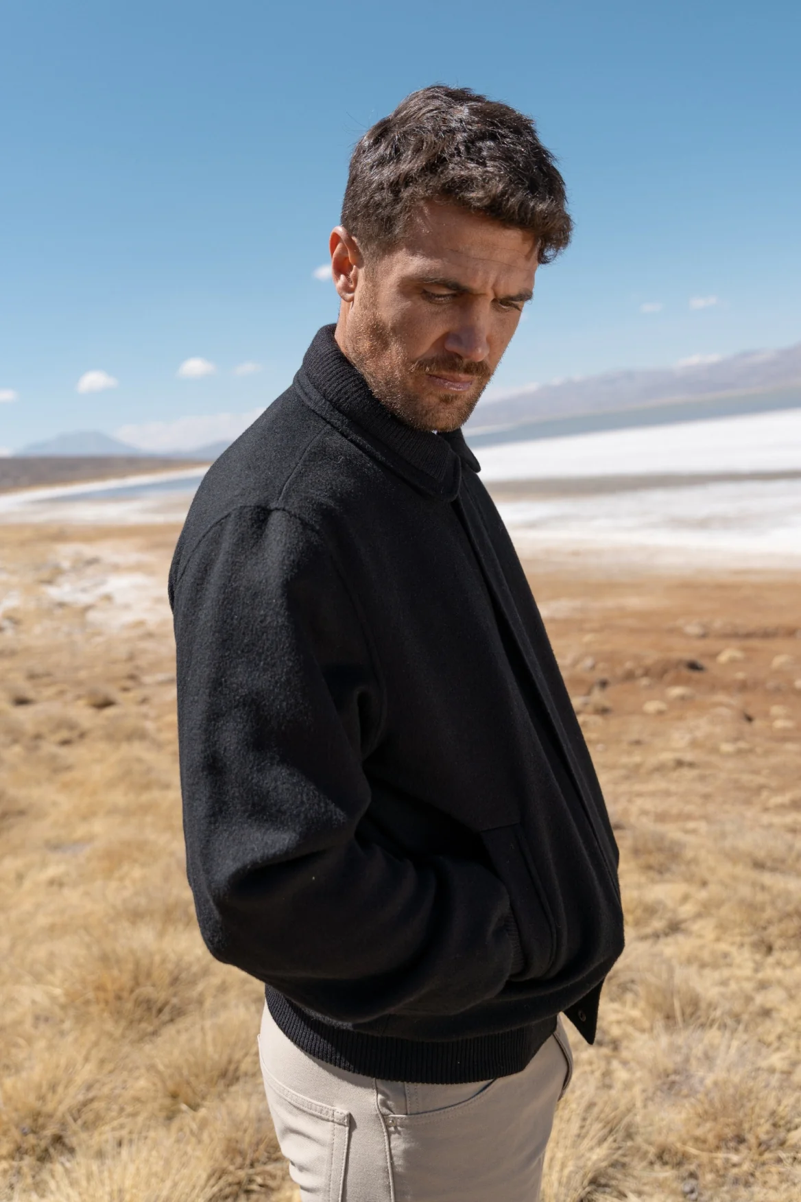 Royal Alpaca Bomber Jacket - Image 4