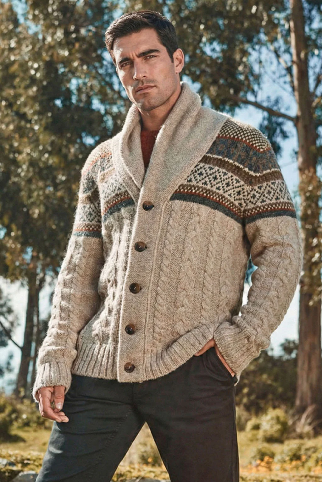 Seul Alpaca Cardigan - Image 3
