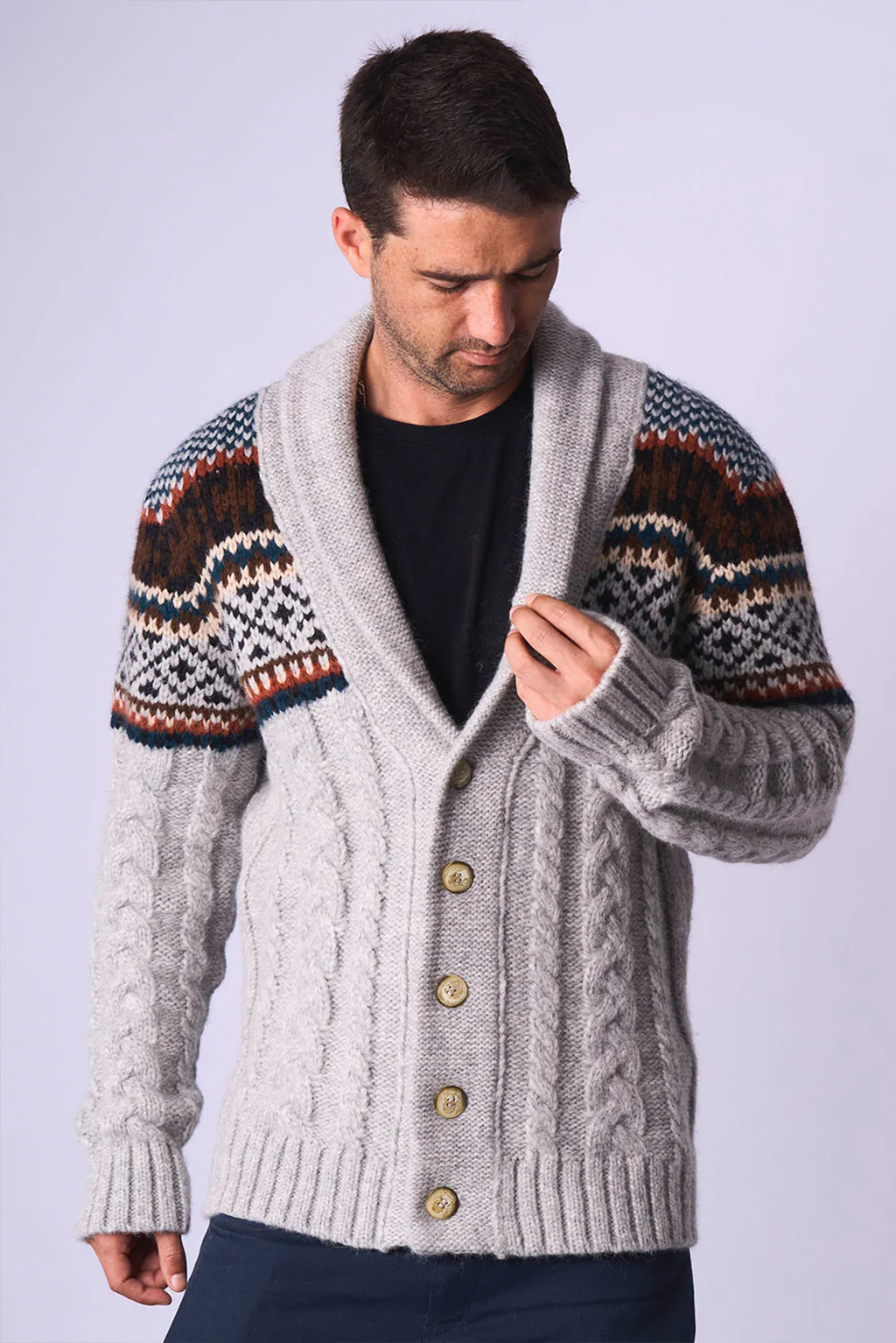 Seul Alpaca Cardigan - Image 4