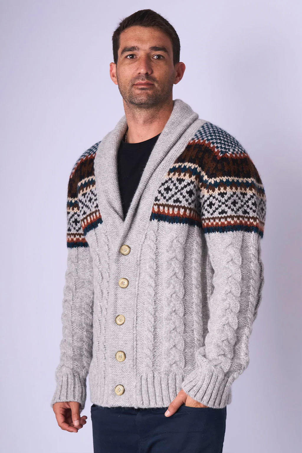 Seul Alpaca Cardigan - Image 5