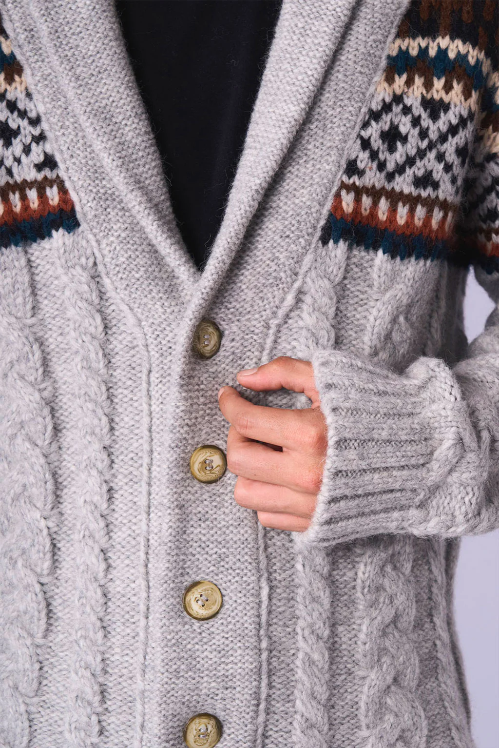 Seul Alpaca Cardigan - Image 6